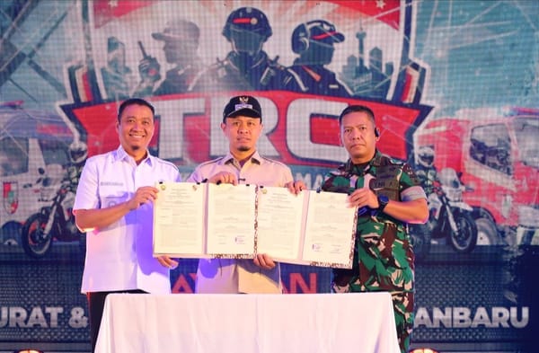 Wako Agung Resmikann TRC 112, Jawab Sejumlah Persoalan Warga Pekanbaru