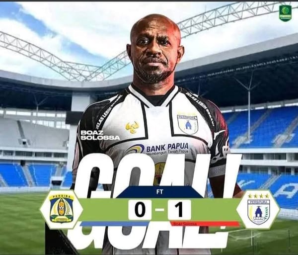 Gol Boaz, Kado Paskah untuk Papua: Persipura Bungkam Persiba di Injury Time