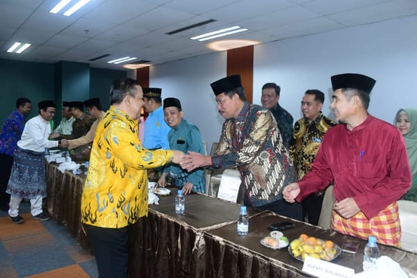 Pererat Sinergi "Tali Berpilin Tiga", Bupati Bengkalis Hadiri Acara Silaturrahmi dan Halal Bilhalal FKPMR