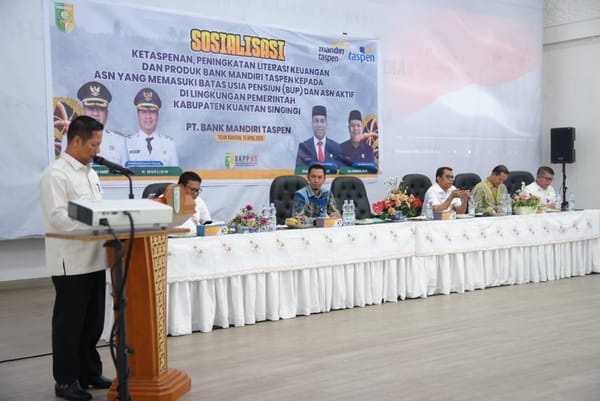 Wabup Kuansing Buka Secara Resmi Sosialisasi Ketaspenan, Peningkatan Literasi Keuangan