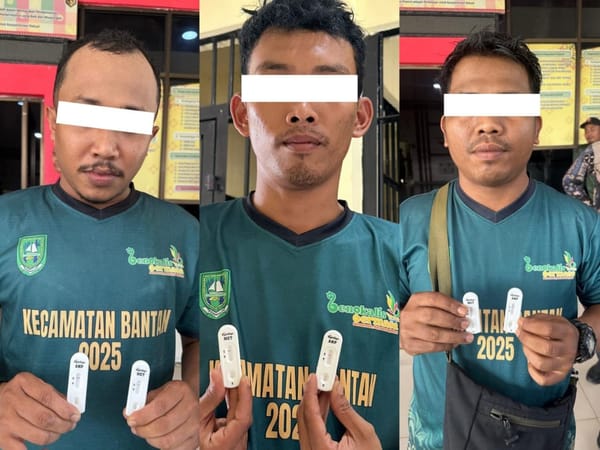 Hasil Tes Urine Polres Bengkalis, Tiga Orang Pegawai Kantor Camat Bantan Positif Narkoba