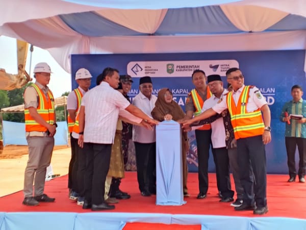 Bupati Siak Resmikan Pembangunan Galangan Kapal Terpadu PT.Mitra Nusantara Shipyard