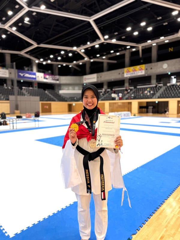 Atlet Sumbar Ressya Faolingga Sumbang Emas untuk Indonesia di Kejuaraan Taekwondo Internasional Osaka 2026