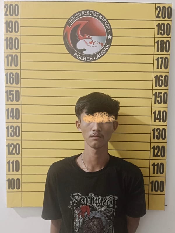 Tiga Pengedar Sabu di Landak Ditangkap, Ungkap Jaringan Lokal