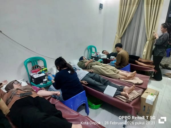 Partisipasi Masyarakat Untuk Mendonorkan Darahnya Cukup Tinggi
