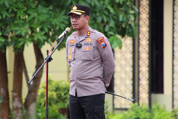 Sinergi Polri Dan Masyarakat Dikokohkan, Kapolres Sumenep Pimpin Apel Besar Sabuk Kamtibmas