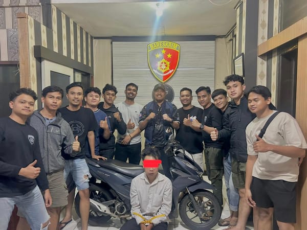 Sat Reskrim Polres Sawahlunto Tangkap Pelaku Curanmor Kurang dari 24 Jam, Motor Korban Berhasil Diamankan
