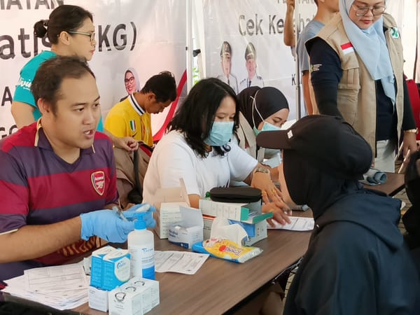 Car Free Day Sarana Dekatkan Layanan Kesehatan kepada Masyarakat