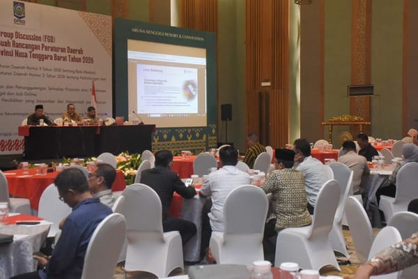 Lindungi Masyarakat dari Maraknya Pinjaman Ilegal dan Judi Online, Pemprov NTB Dorong Percepatan Ranperda
