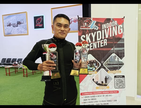 Dari Makassar ke Langit Malang: Jejak Emas Pelda Surya Darma, Instruktur Terjun Bebas Divif 2 Kostrad