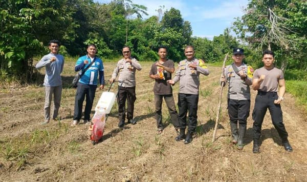 Kolaborasi Petani dan Polisi Dukung Program Jagung Nasional