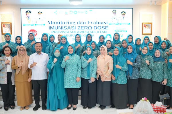 Jadi Percontohan di Sulsel hingga Nasional, Imunisasi Zero Dose Gowa Capai 101,6 Persen