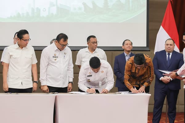 Gubernur Sumut Bobby Teken MoU PSEL dengan Danantara, Targetkan Medan Raya Bebas Sampah