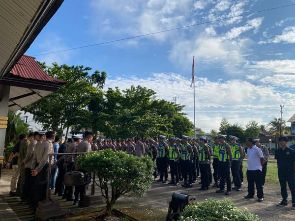 Ratusan Polisi Disiagakan, Kawal Pekan Gawai Dayak XVIII Melawi