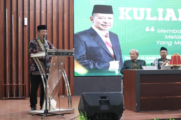 Dirjen Pendidikan Islam Kemenag RI, Tampil dalam Kuliah Tamu di Kampus Unimerz Makassar