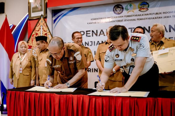 Pemkab Banyumas dan Lapas Purwokerto Perkuat Sinergi Pembinaan Salurkan Bantuan Sosial untuk Warga Binaan