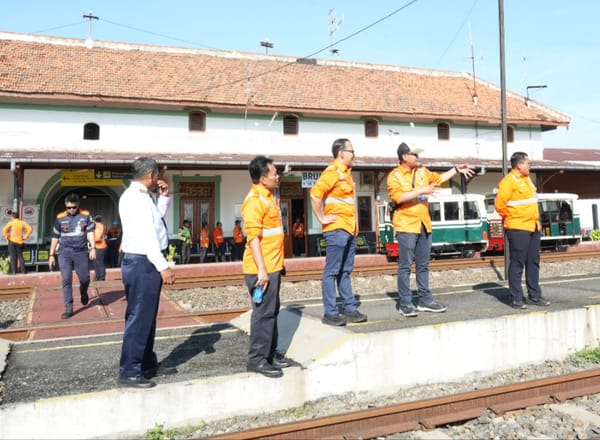 KAI Daop 4 Perketat Pengawasan Jalur Semarang–Cepu Hadapi Potensi Cuaca Buruk