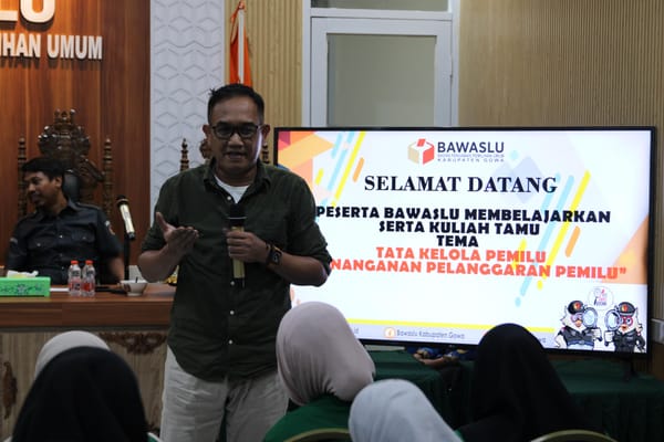 Bawaslu Gowa dan Bawaslu Sulsel ajak Mahasiswa UIN Alauddin perkuat kesadaran politik lewat kuliah tamu kepemiluan