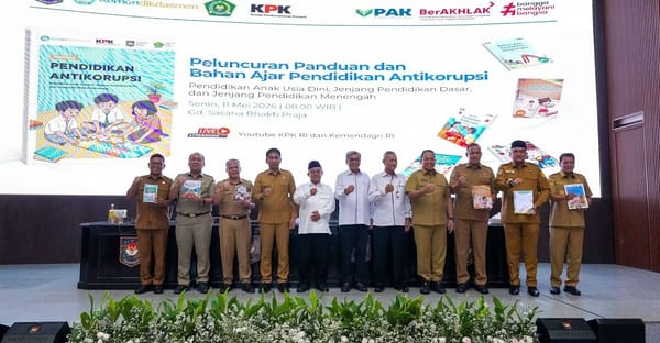 Pemerintah dan KPK Terbitkan Buku Panduan Antikorupsi, Bakal Diintegrasikan ke Kurikulum