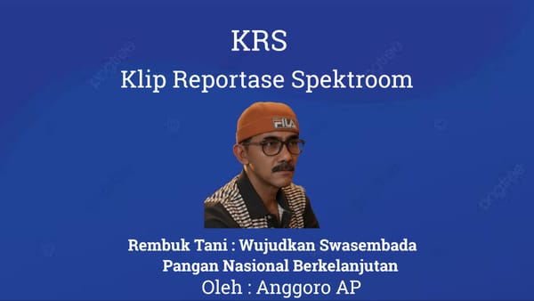 Rembuk Tani : Wujudkan Swasembada Pangan Nasional Berkelanjutan