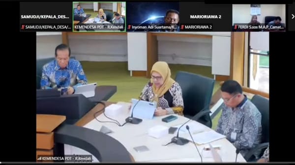 Dinas PMT Tubaba Ikuti Bimtek Evaluasi Kinerja TPP Secara Virtual