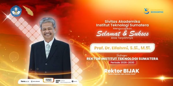 Setelah Melampaui Tahapan Panjang, Akhirnya Prof. Elfahmi Terpilih Sebagai Rektor Itera