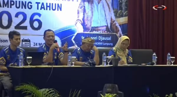 Pemprov Lampung Perkuat Sinergi  Dengan KORMI,  Aktifkan Olahraga Rekreasi Masyarakat