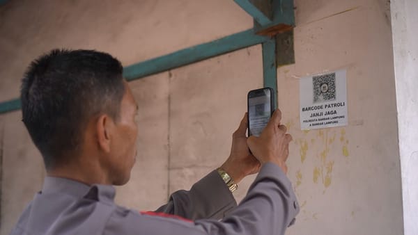 Polda Lampung Terapkan Patroli QR Janji Jaga di Seluruh Polres
