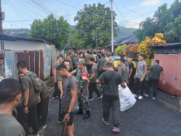 Jumat Berkah Kodam XV/Pattimura, Satukan Prajurit dan Warga dalam Semangat Gotong Royong di OSM