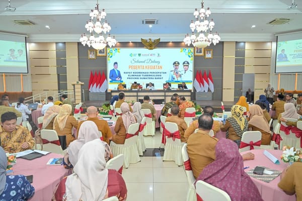 Gubernur Mahyeldi: Sumbar Siap Bergerak Bersama Pemerintah Pusat Percepat Eliminasi TBC