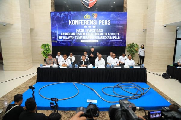Bareskrim Polri Ungkap Hasil Investigasi Awal Blackout Sumatera, Dipastikan Tidak Ada Unsur Sabotase