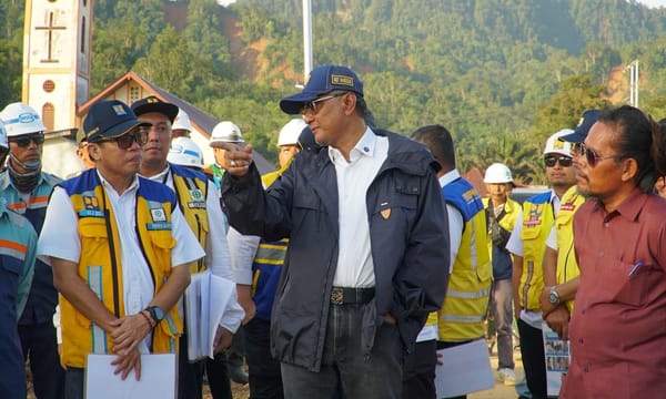 Sabo Dam Aek Tukka Tapanuli Tengah Ditargetkan Selesai Oktober 2026