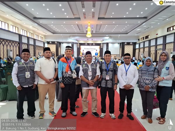 JCH Sempat Sakit, Latuwo Mappe Kulu Akhirnya Terbang ke Tanah Suci via Kloter 20 Makassar
