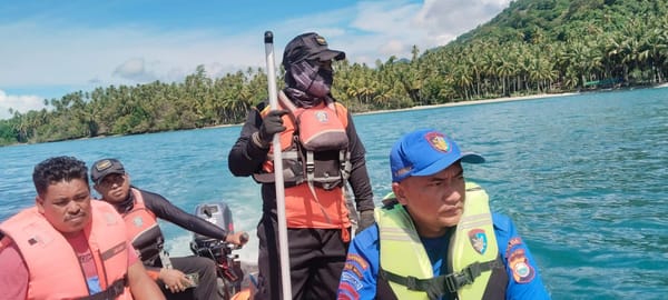 Tim SAR Gabungan Lakukan Pencarian Nelayan di Halsel Belum Kembali Saat Memanah Ikan