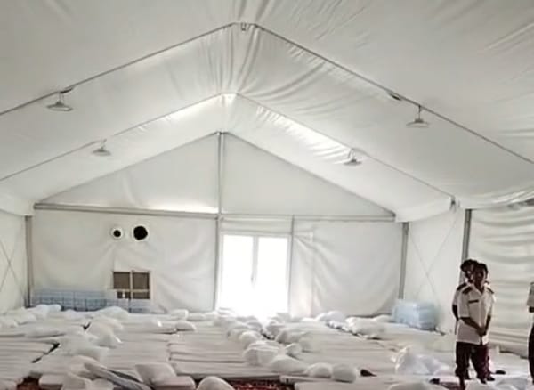 Jelang Arafah Ketua Kloter dan Pembimbing Ibadah Malut Lakukan Survei Tenda Yang Akan Digunakan
