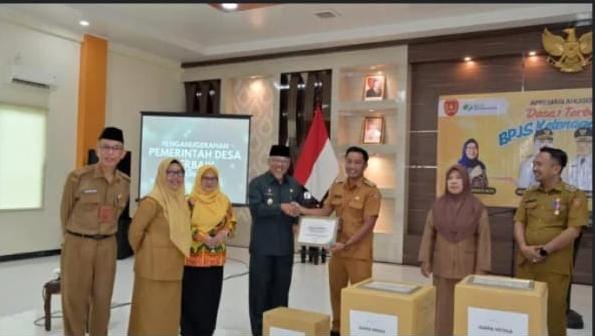 Desa Dawak Terdepan, Pemkab Kobar Pacu Perluasan Jamsostek hingga 2026