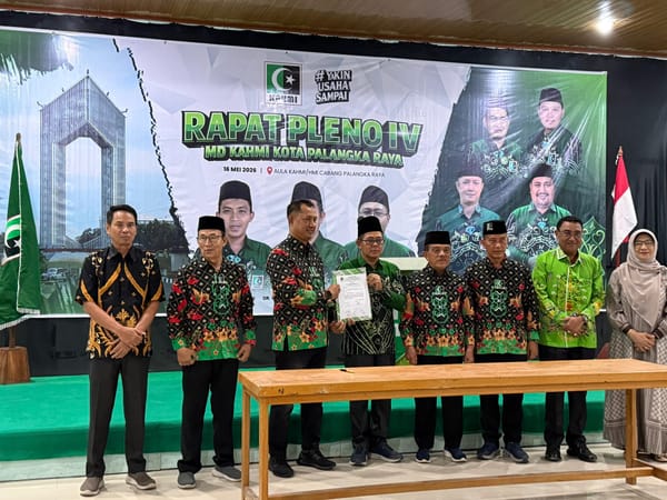 Pergantian Korpres KAHMI Palangka Raya, Andi Wirahadi Usung Gerakan Sosial dan Pembinaan Mualaf