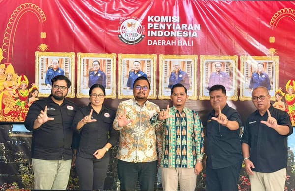 Kunjungi KPID Bali, KPID Kalteng Perkuat Pengawasan Siaran dan Literasi Media