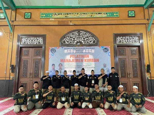 Pelatihan Manajemen Kurban DPD Juleha Kota Banjarmasin