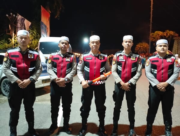 Polres Tabalong Lakukan Pengamanan Pengajian di Majelis Guru Danau Mabuun
