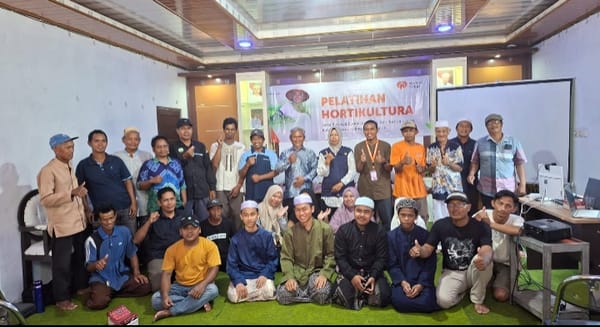 Rumah Zakat Gelar Pelatihan Hortikultura di Desa Bangkiling Raya
