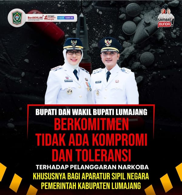 Bupati Lumajang: Tak Ada Kompromi, ASN Terlibat Narkoba Disanksi Tegas hingga Pemberhentian