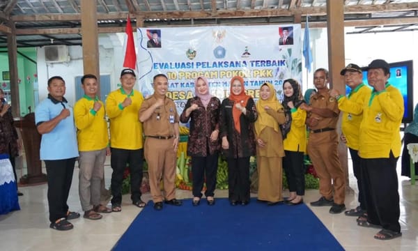 TP PKK Kabupaten Madiun Evaluasi Desa Tanjungrejo Kebonsari