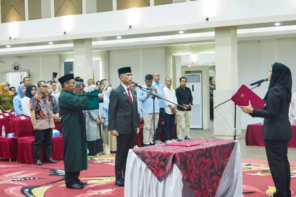 Medison Dilantik sebagai Sekretaris Daerah Kab. Dharmasraya