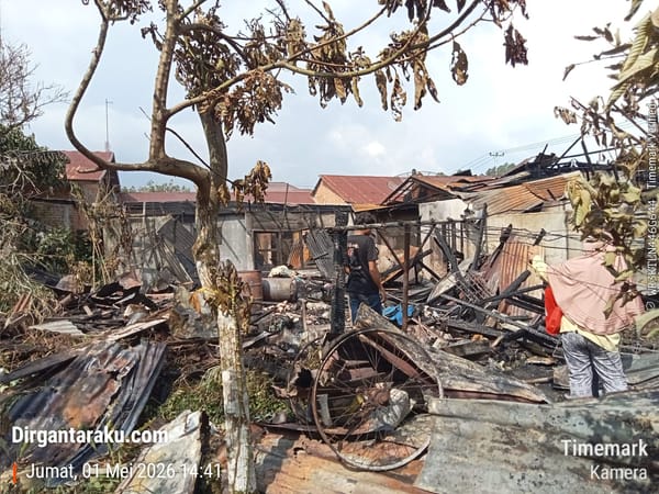 Sekejap Mata Ludes Terbakar, Kerugian Capai Ratusan Juta Akibat Usir Lebah dengan Asap