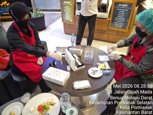 Polda Kalbar Bentuk Tim Food Safety, Makanan Atlet AVC Men’s Champions League 2026 Diawasi Ketat