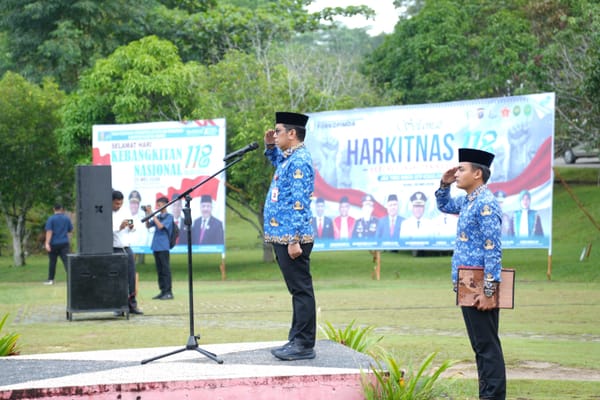 Diskominfoss Kuansing Pelaksana Kegiatan Upacara HARKITNAS ke 118, Sekda Ajak Generasi Muda Motor Pembangunan di Era Digital