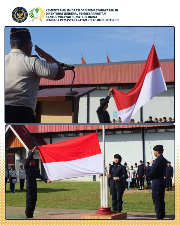 Lapas Bukittinggi Gelar Upacara Hari Kebangkitan Nasional Ke-118 Tahun 2026, Wujudkan Semangat Persatuan
