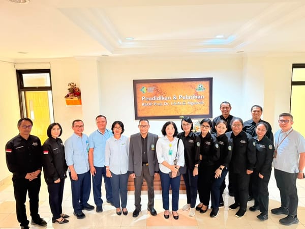 RSUP Prof Dr.I.G.N.G Ngoerah Bali jadi Wahana Pembelajaran Mahasiswa Program Magister Administrasi Rumah Sakit Universitas Megarezky Makassar