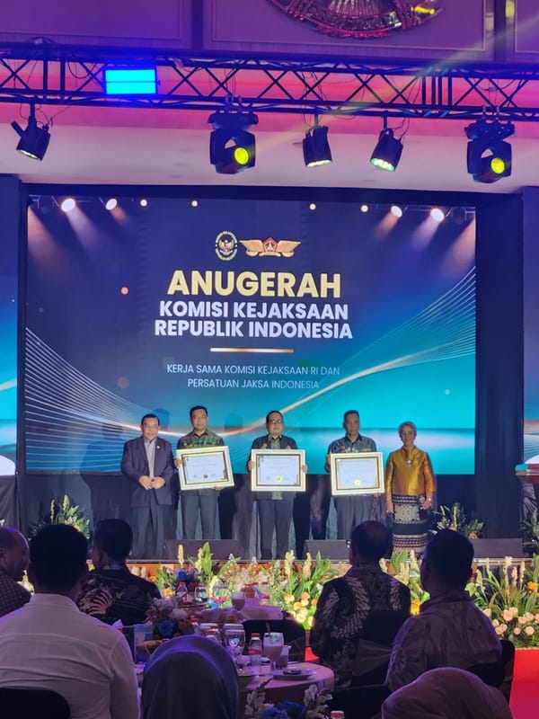 Kejari Kuansing Raih Penghargaan Nasional, Harun Sunadi: Amanah Untuk Tingkatkan Pelayanan Hukum